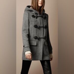 Zara Sherpa Scuba hooded Duffle Coat